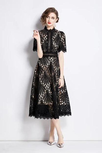 Vestido de Renda Elegante Florence