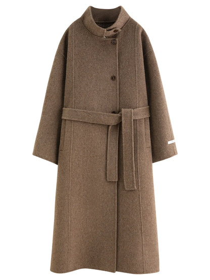 Casaco de Lã Longo Feminino Aurélia