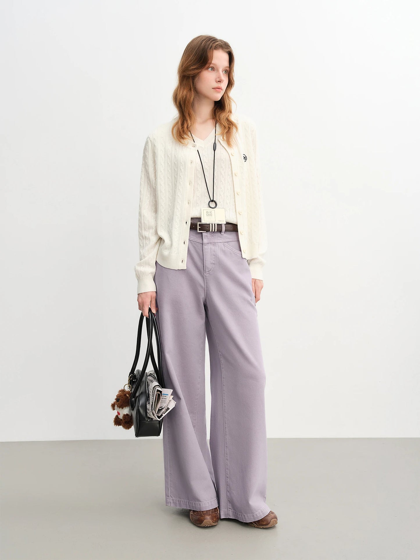 ​ Dushu 2025 jeans retos multicoloridos femininos – calças jeans casuais de pernas largas, conforto, uso diário, recém-chegado ​