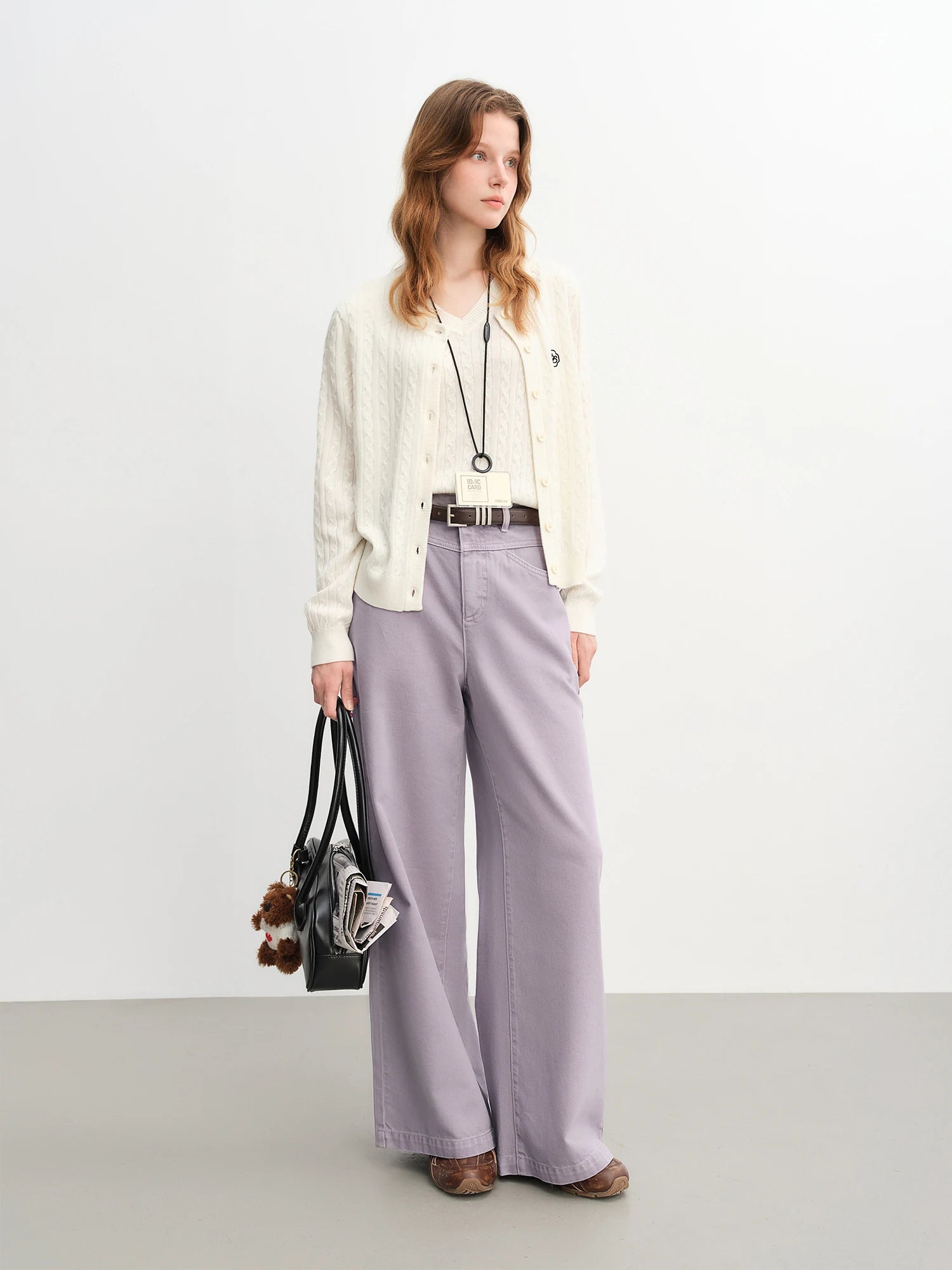 ​ Dushu 2025 jeans retos multicoloridos femininos – calças jeans casuais de pernas largas, conforto, uso diário, recém-chegado ​