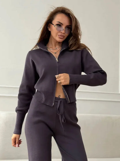 Conjunto Feminino Malha Conforto Elegante Élise