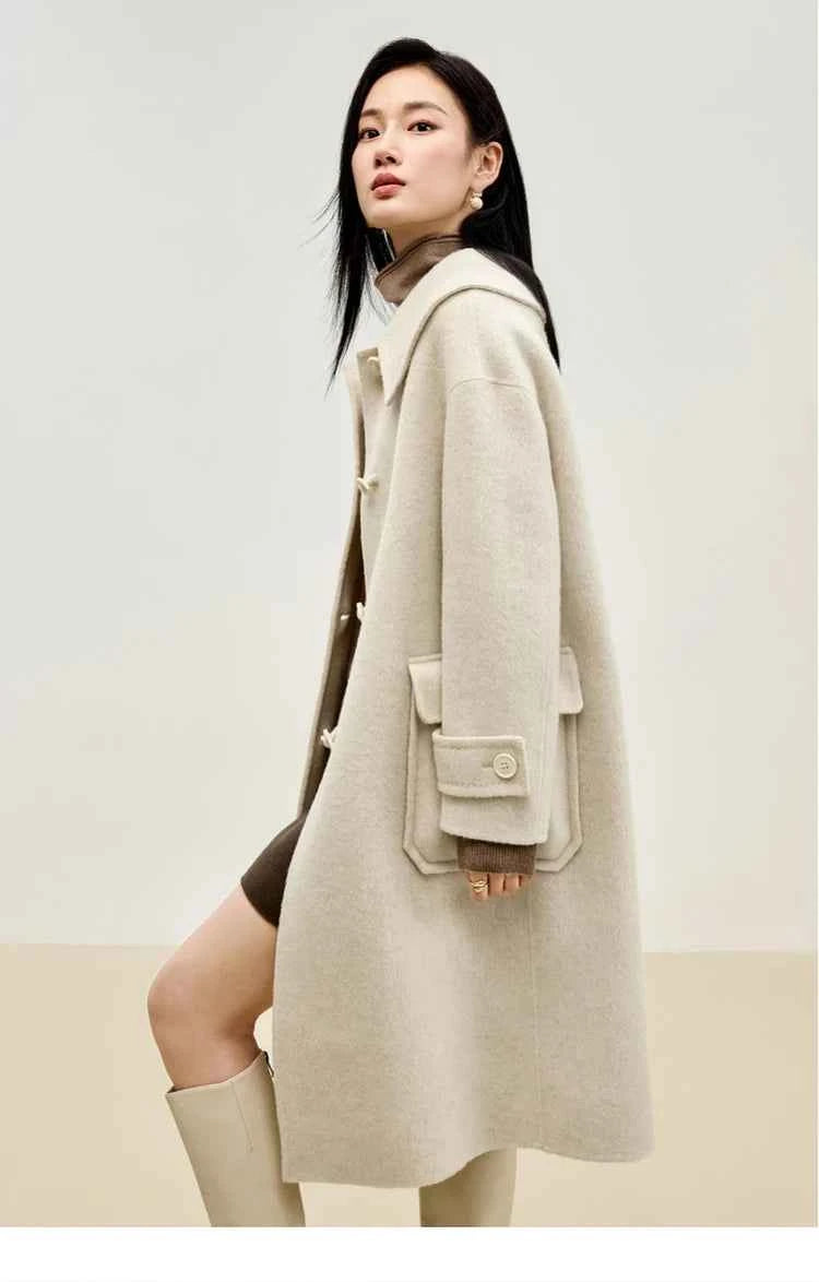 Casaco de Lã Sentubila — Elegância Atemporalaa