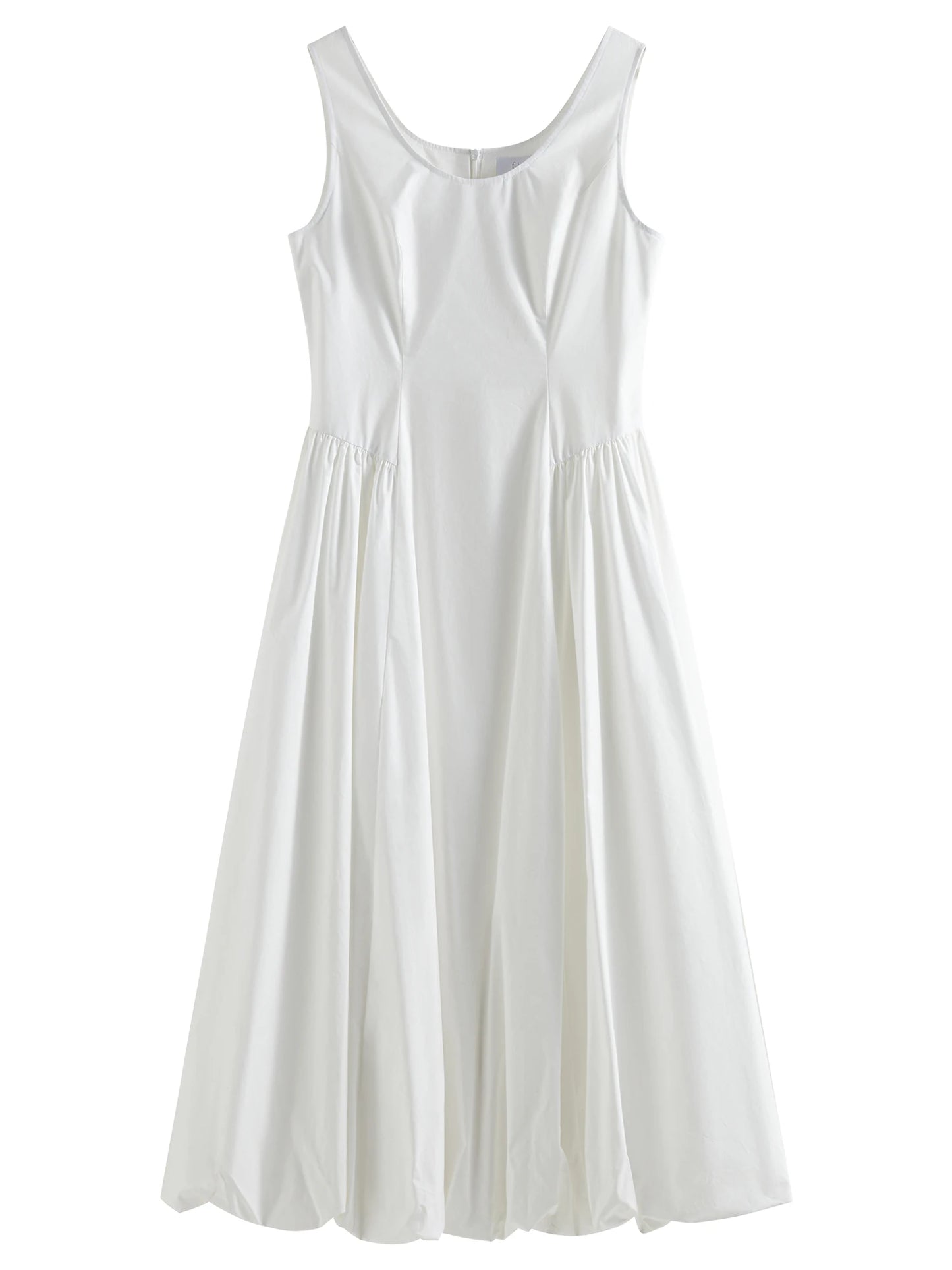 Fsle 【dois comprimentos】sweety feminino vestidos longos para mulheres 2025 primavera verão novo sem mangas bud chique colete vestido 25fs11302 25fs11030