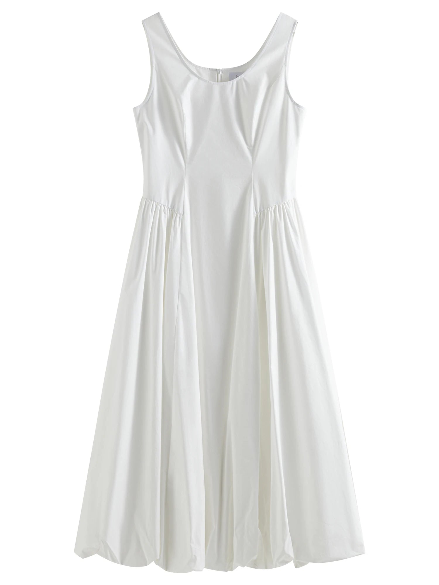 Fsle 【dois comprimentos】sweety feminino vestidos longos para mulheres 2025 primavera verão novo sem mangas bud chique colete vestido 25fs11302 25fs11030