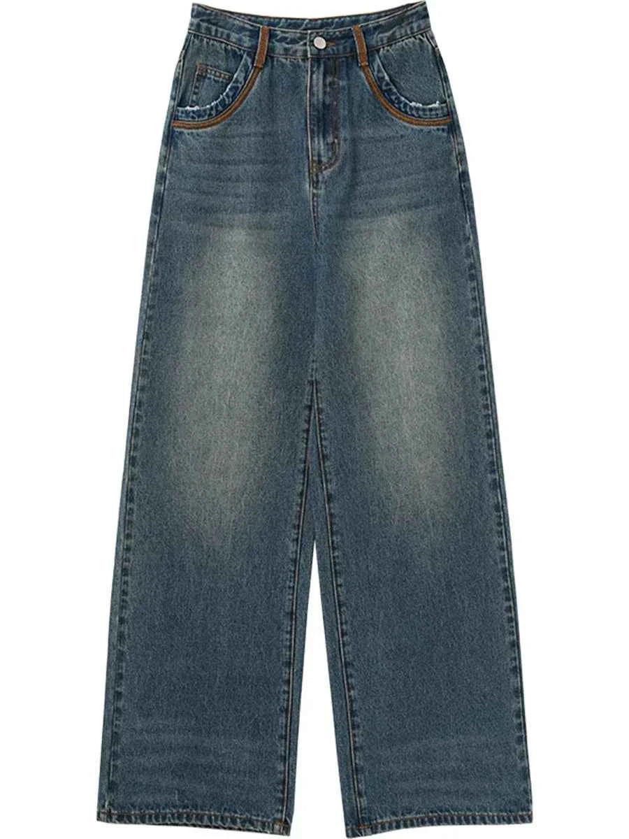 Calça Jeans Feminina Wide Leg Plus Size - AlmaChic