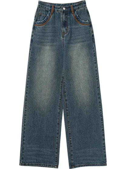 Calça Jeans Feminina Wide Leg Plus Size - AlmaChic