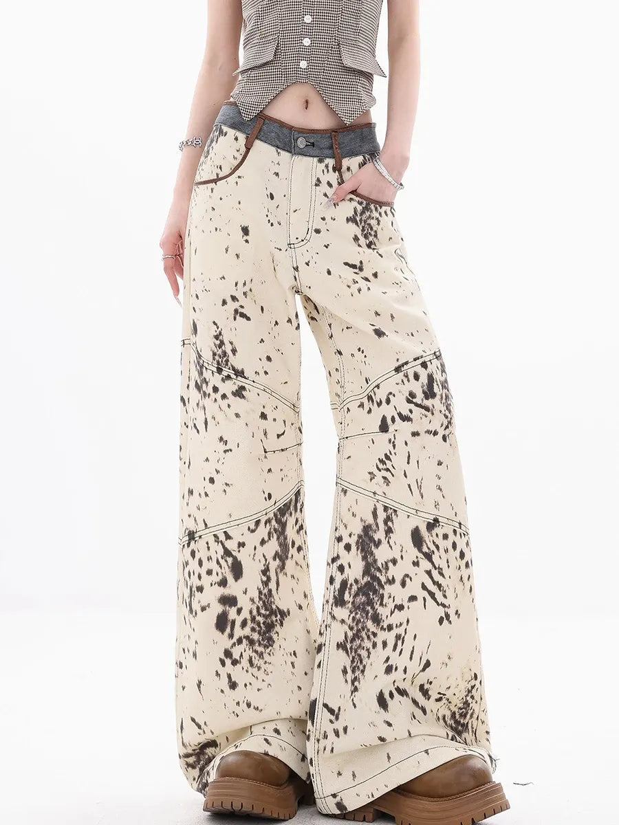 Jeans Calça Feminina Mireille Patchwork