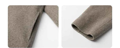 Casaco de Lã Trespassado Chic Ven — Elegância Atemporal