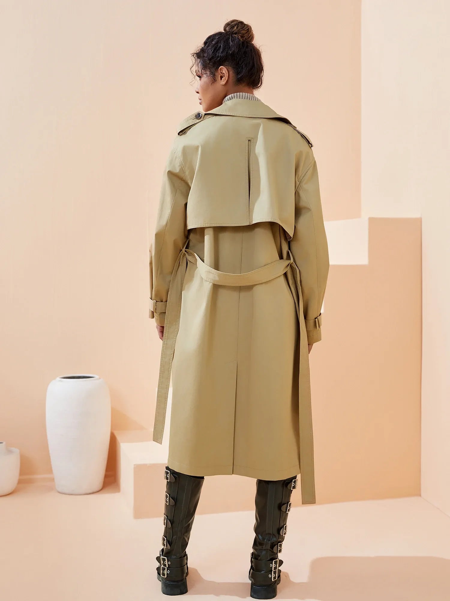 Trench Coat Feminino Alana Elegance - AlmaChic