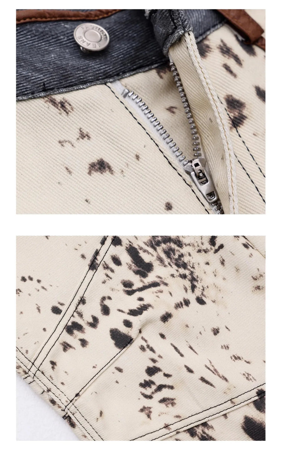 Jeans Calça Feminina Mireille Patchwork