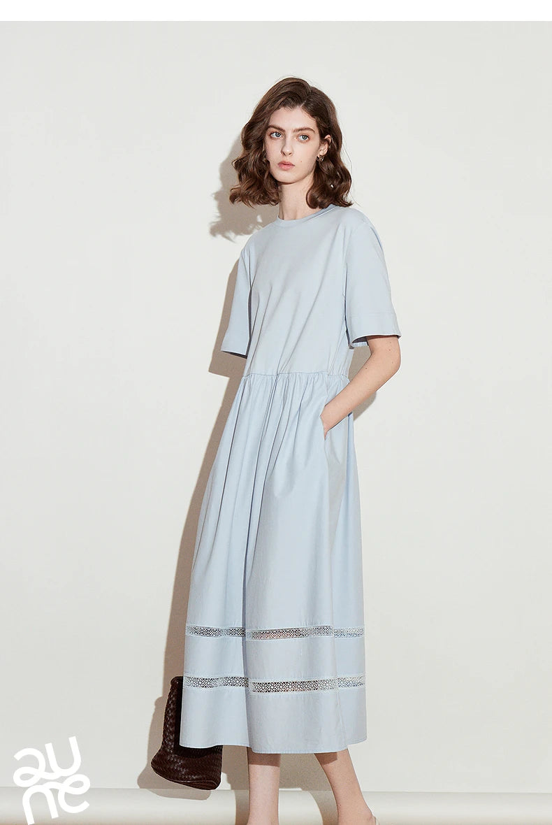 TOYOUTH Vestido feminino 2025 primavera novo vestido elegante 8519015