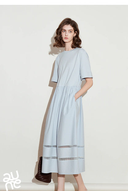 TOYOUTH Vestido feminino 2025 primavera novo vestido elegante 8519015