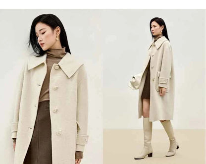 Casaco de Lã Sentubila — Elegância Atemporalaa