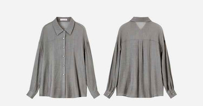 Conjunto Feminino Elegante em Lyocell Camisa e Saia Élodie