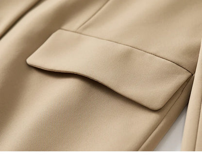 Sentubila textura solta casaco sob medida para mulher 2025 outono turn down collar escritório senhora trabalho negócios feminino blazer 143x56249