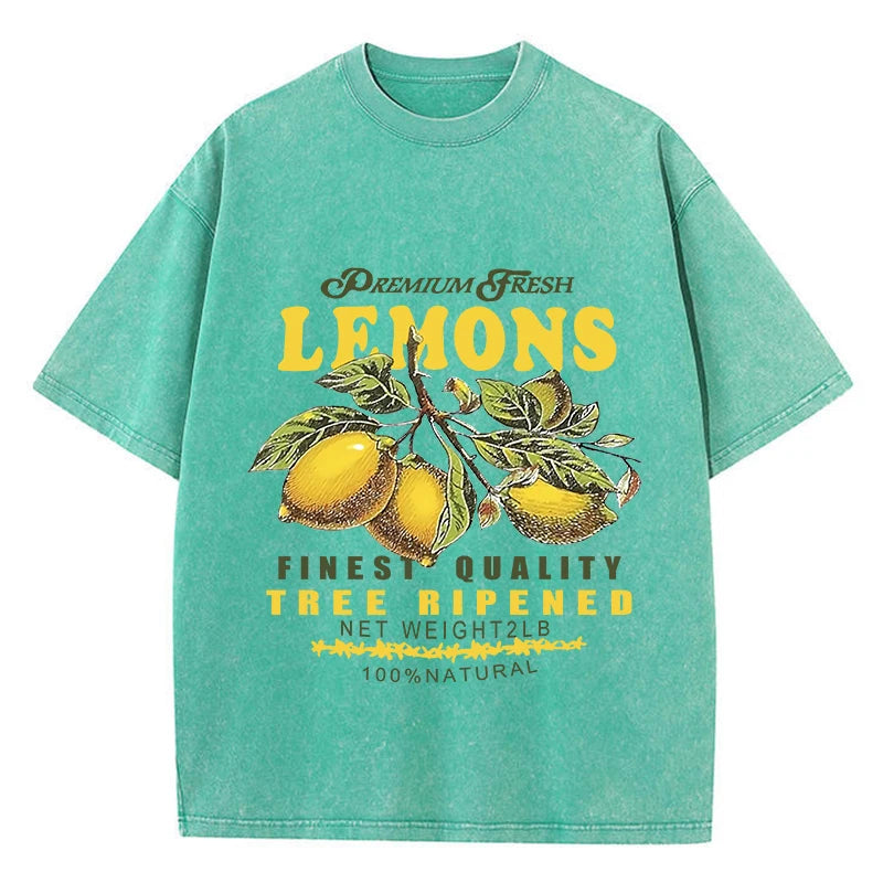 Camiseta Premium Oversized Lemons - AlmaChic
