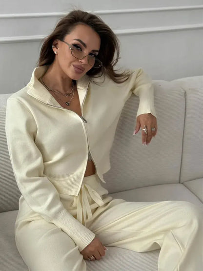 Conjunto Feminino Malha Conforto Elegante Élise