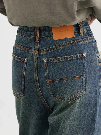 Calça Jeans Feminina Wide Leg Plus Size - AlmaChic