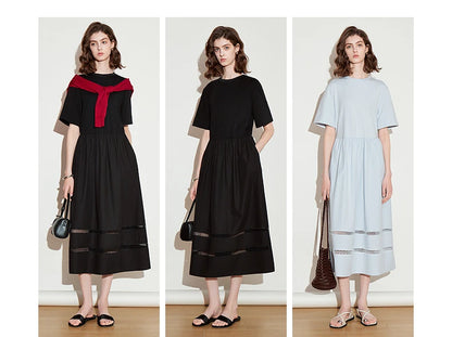 TOYOUTH Vestido feminino 2025 primavera novo vestido elegante 8519015