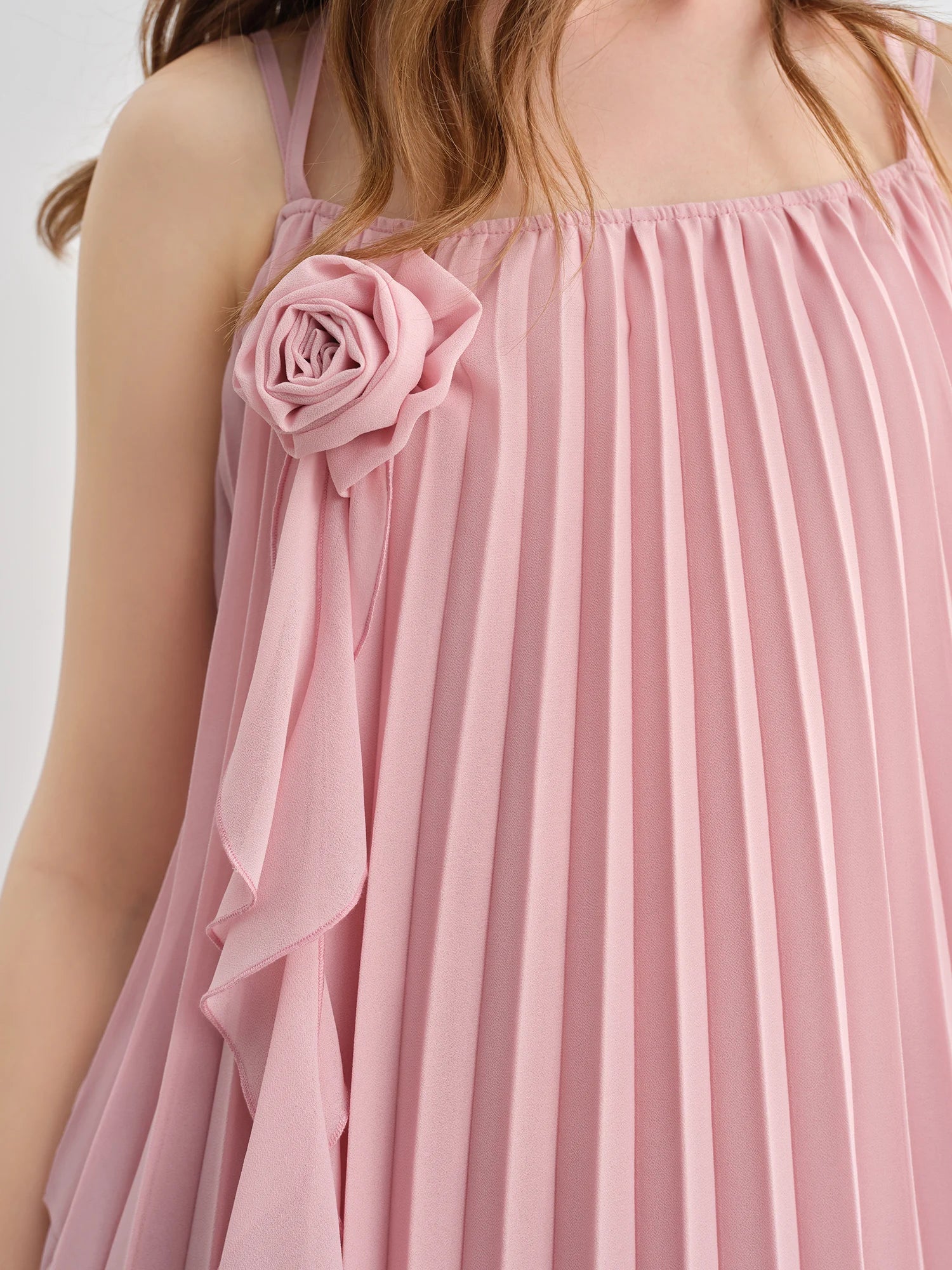 Blusa Floral Tridimensional Plissada - AlmaChic