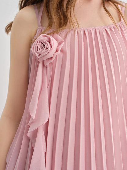 Blusa Floral Tridimensional Plissada - AlmaChic