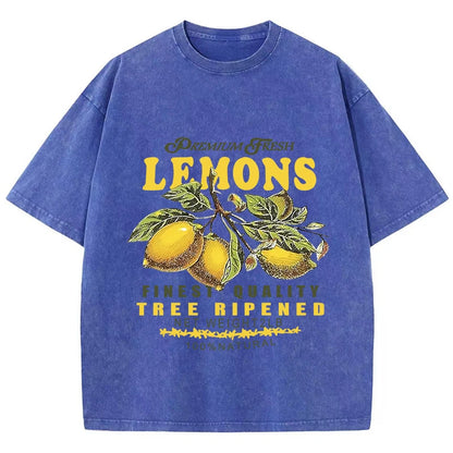 Camiseta Premium Oversized Lemons - AlmaChic