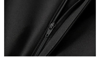 Sentubila mulher 3 peça conjunto roupas 2025 outono moda escritório wear preto colete blazer jaquetas perna larga calça conjunto 141z53019