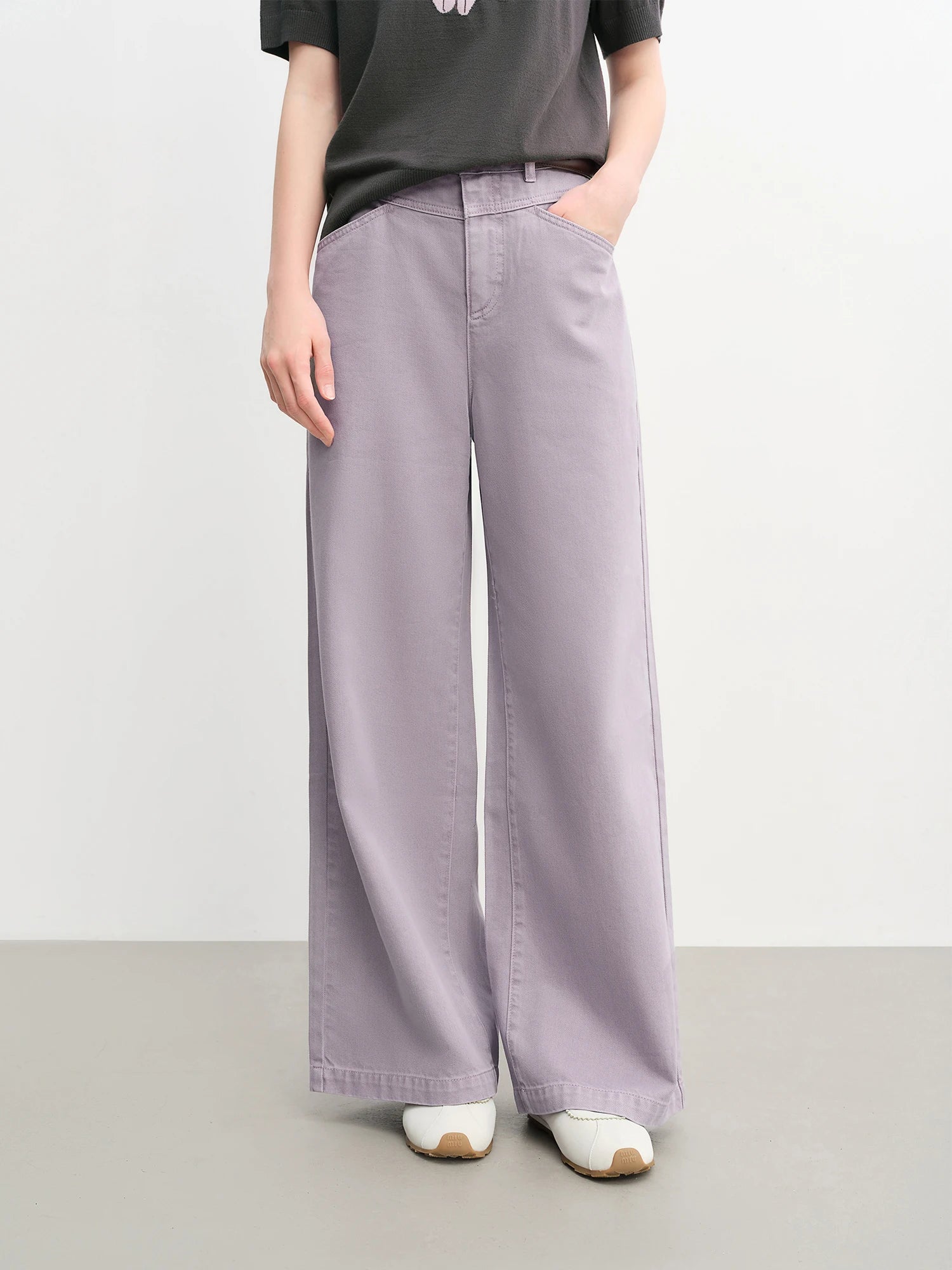 ​ Dushu 2025 jeans retos multicoloridos femininos – calças jeans casuais de pernas largas, conforto, uso diário, recém-chegado ​