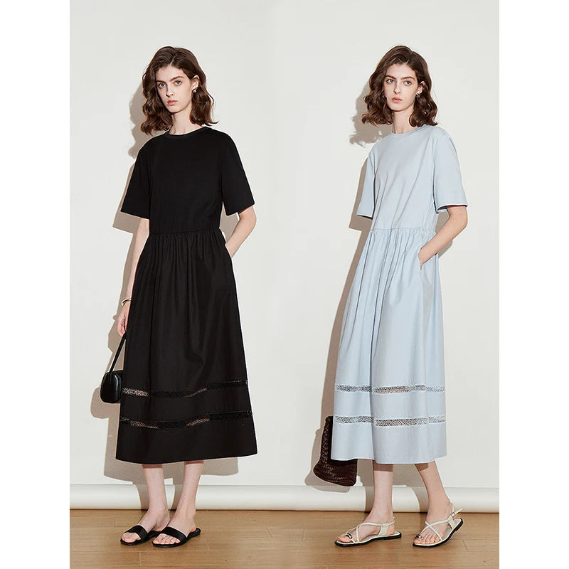 TOYOUTH Vestido feminino 2025 primavera novo vestido elegante 8519015