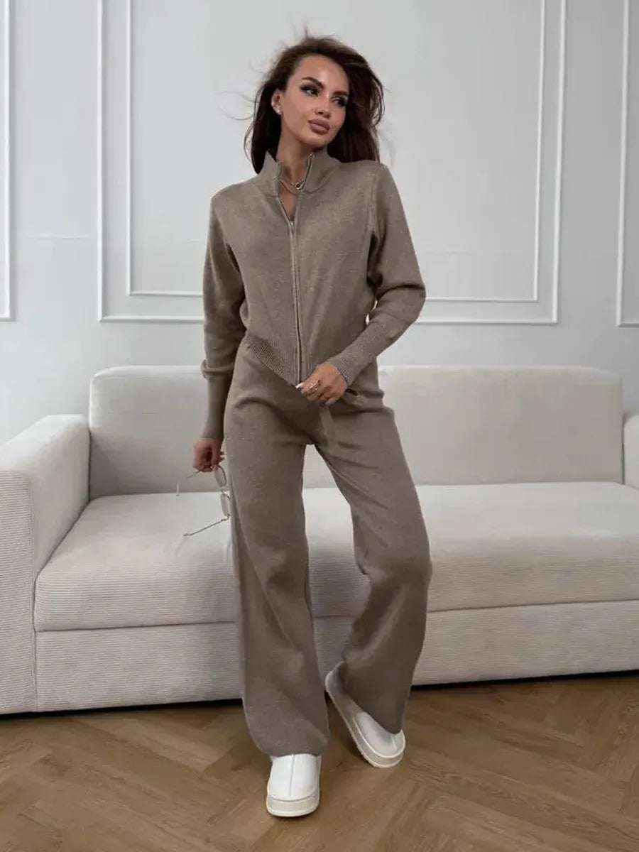 Conjunto Feminino Malha Conforto Elegante Élise