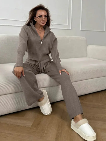 Conjunto Feminino Malha Conforto Elegante Élise