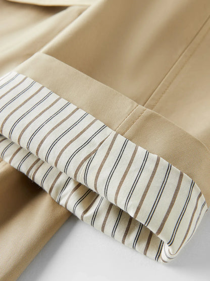 Trench Coat Curto Audrey — Estrutura Leve e Estilo Casual Chic