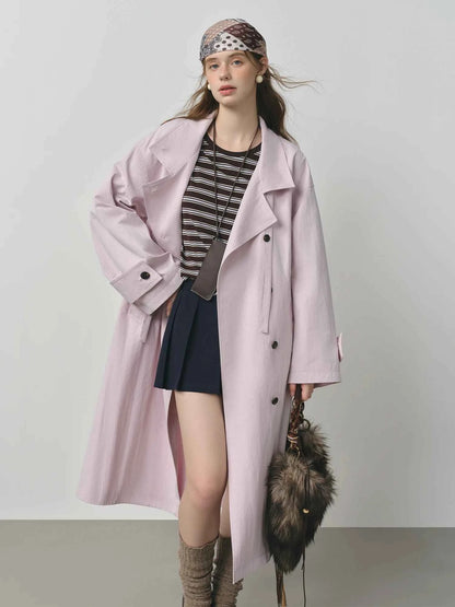 Trench Coat Oversized Cáqui com Sofisticação Atemporal