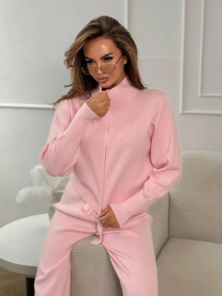 Conjunto Feminino Malha Conforto Elegante Élise