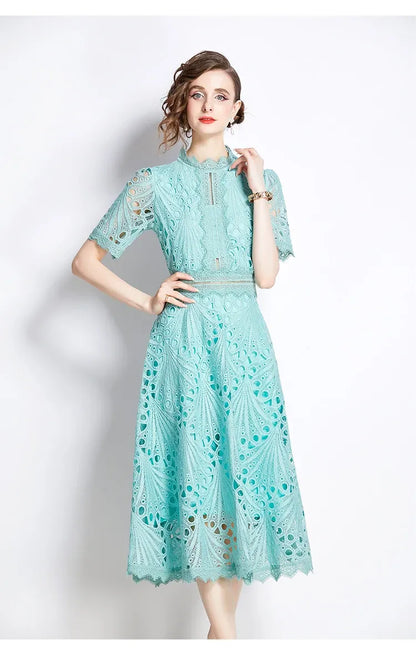 Vestido de Renda Elegante Florence