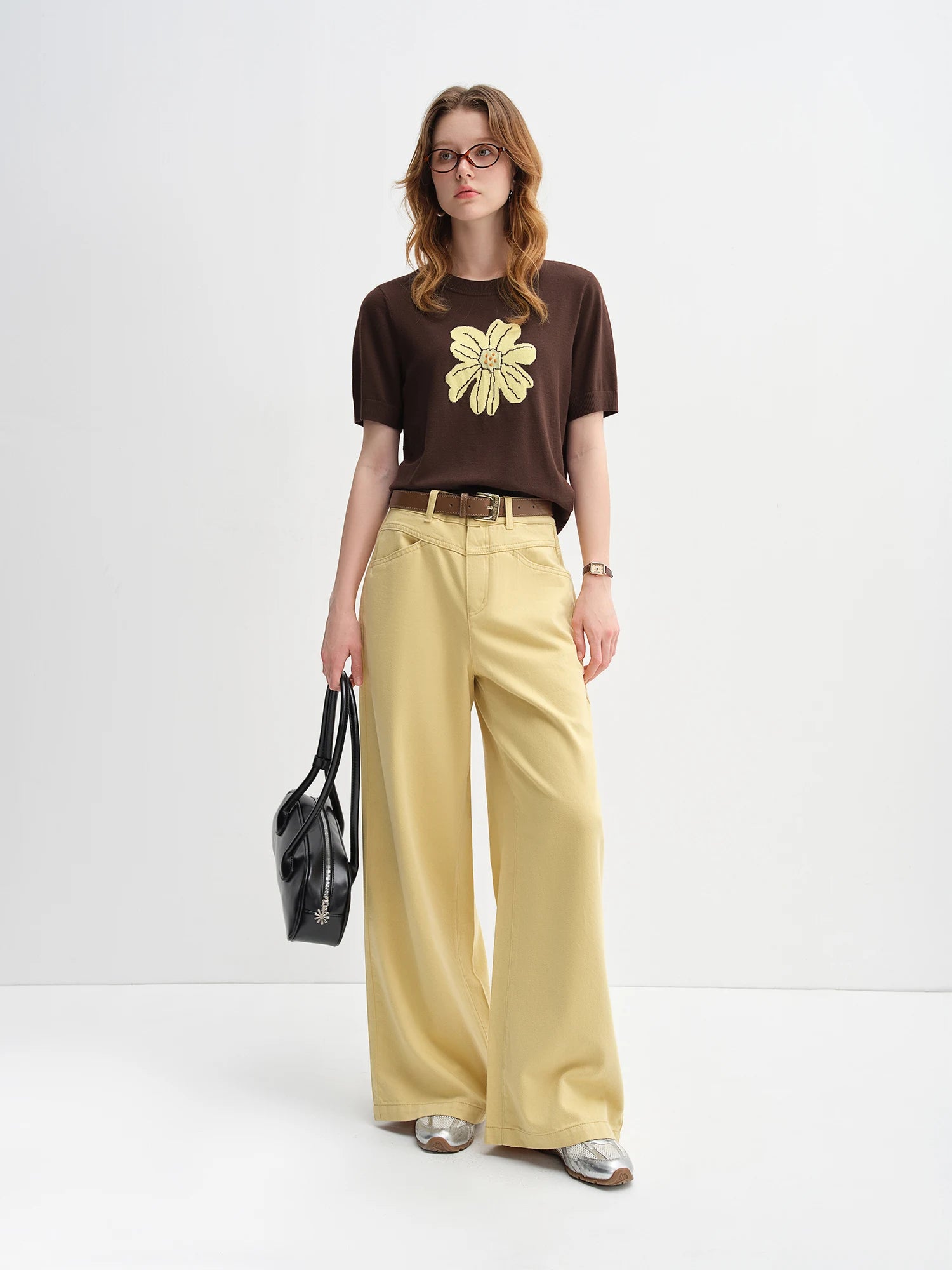 ​ Dushu 2025 jeans retos multicoloridos femininos – calças jeans casuais de pernas largas, conforto, uso diário, recém-chegado ​