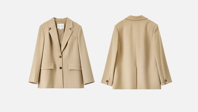 Sentubila textura solta casaco sob medida para mulher 2025 outono turn down collar escritório senhora trabalho negócios feminino blazer 143x56249