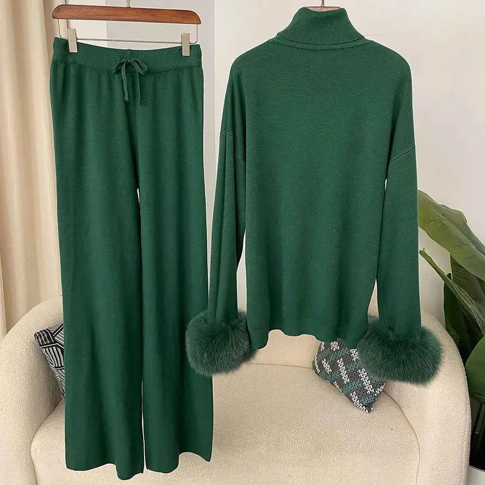 Conjunto Luxuoso de Inverno — Elegância Atemporal