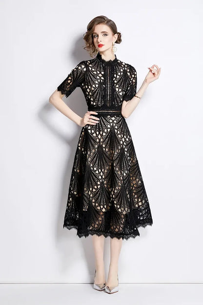 Vestido de Renda Elegante Florence