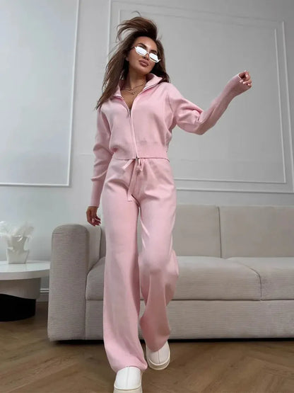 Conjunto Feminino Malha Conforto Elegante Élise