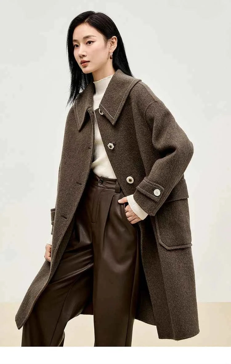 Casaco de Lã Sentubila — Elegância Atemporalaa