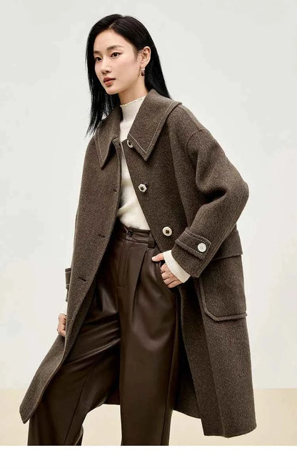 Casaco de Lã Sentubila — Elegância Atemporalaa