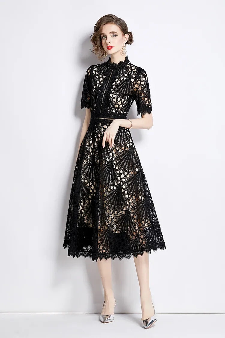 Vestido de Renda Elegante Florence