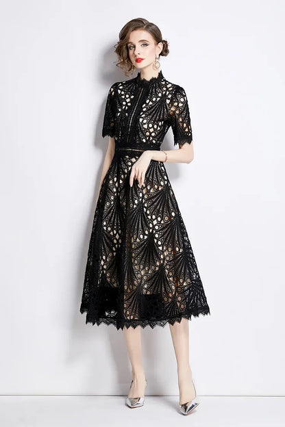 Vestido de Renda Elegante Florence