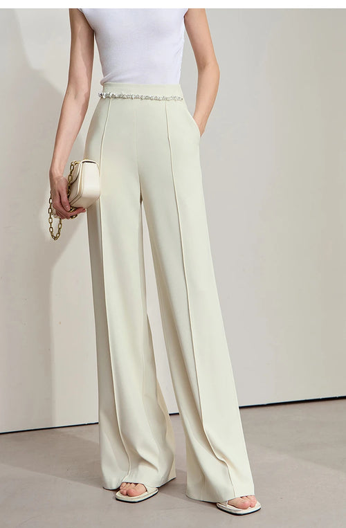 Calça Cintura Alta Feminina Diamond Chic - AlmaChic