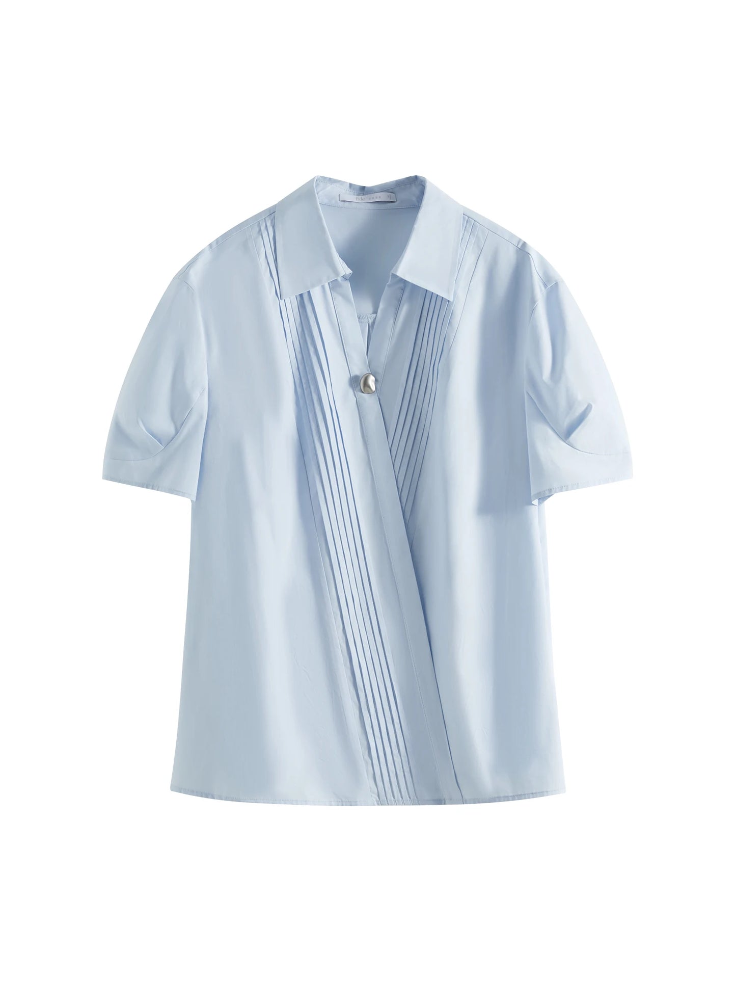 Camisa Minimalista Feminina em Lyocell e Algodão - AlmaChic