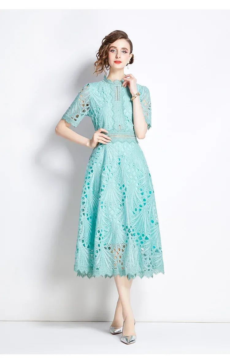 Vestido de Renda Elegante Florence