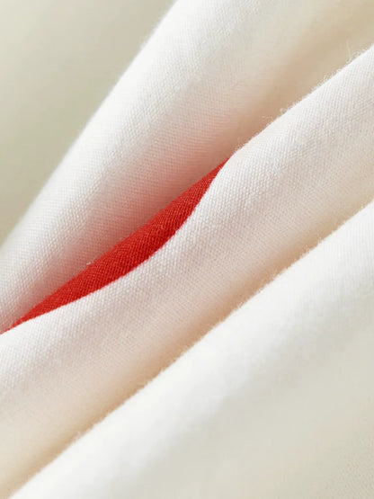 Vestido Longo Feminino Antonella Poá Vermelho