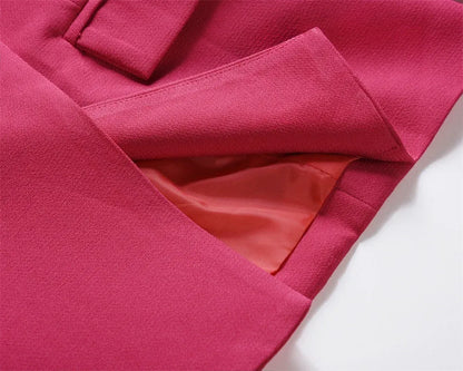 Blazer Feminino Majestic Gold – Alfaiataria com Botões Dourados