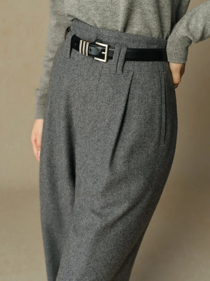 Calça de Lã Feminina Elegância - AlmaChic